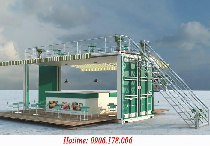 Mẫu quán cafe container 2023